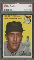 Bobby Young #8 Baseball Cards 1954 Topps Prices