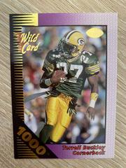 Terrell Buckley [1000 Stripe Gold] Football Cards 1992 Wild Card Field Force Prices