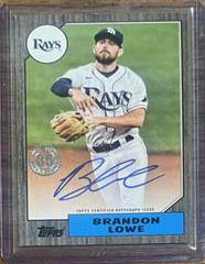 Brandon Lowe [Black] #87BA-BL Baseball Cards 2022 Topps 1987 Autographs Prices
