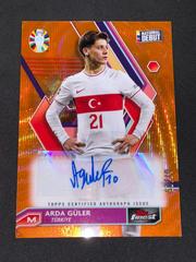 Arda Guler [Orange Wave Refractor] #BCA-AG Soccer Cards 2023 Topps Finest Road to UEFA EURO Autograph Prices