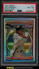 Jeff Bagwell [Refractor] #11 Baseball Cards 1993 Finest Prices