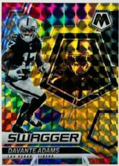Davante Adams [Gold] #SW-13 Football Cards 2022 Panini Mosaic Swagger Prices