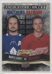Auston Matthews, Lucas Raymond [Gold] Hockey Cards 2022 Upper Deck MVP Encounters on Ice Prices