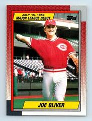Joe Oliver #91 Baseball Cards 1990 Topps Major League Debut Prices