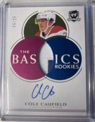 Cole Caufield [Patch] #TB-CC Hockey Cards 2021 Upper Deck The Cup The Basics Auto Prices