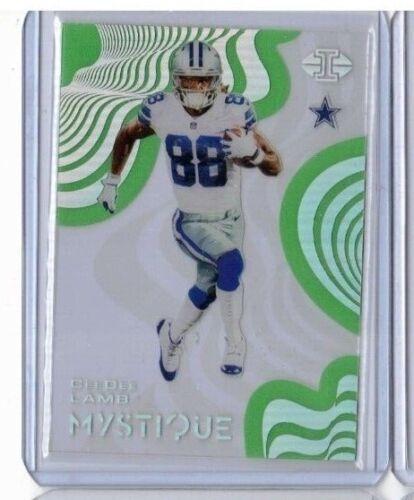 CeeDee Lamb [Green] #MY8 Football Cards 2020 Panini Illusions Mystique