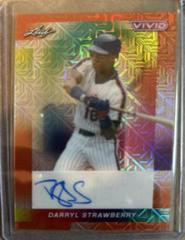 Darryl Strawberry [Red Mojo] #BA-DS1 Baseball Cards 2023 Leaf Vivid Autograph Prices