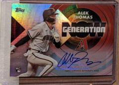 Alek Thomas [Autograph] Baseball Cards 2022 Topps Update Generation Now Prices
