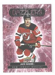 Jack Hughes [Pink] Hockey Cards 2022 Upper Deck Dazzlers Prices