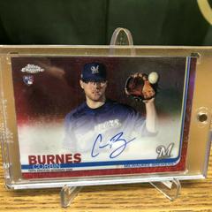 Corbin Burnes [Red Refractor] #RA-CB Baseball Cards 2019 Topps Chrome Rookie Autographs Prices