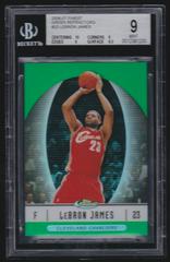 LeBron James [Green Refractor] Basketball Cards 2006 Finest Prices