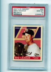 Greg Maddux [Red Back] #44 Baseball Cards 2007 Upper Deck Goudey Prices