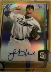 Jacob Nix [Gold Refractor] Baseball Cards 2015 Bowman Chrome Draft Pick Autograph Prices