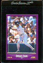 Dwight Evans #65 Baseball Cards 1988 Score Glossy Prices