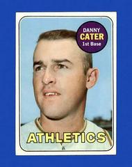 Danny Cater #44 Baseball Cards 1969 Topps Prices