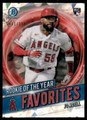 Jo Adell [Atomic Refractor] Baseball Cards 2021 Bowman Chrome Rookie of the Year Favorites Prices