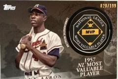 Hank Aaron [Black] #MVP-HA Baseball Cards 2023 Topps Update MVP Medallion Prices