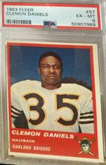 Clemon Daniels Football Cards 1963 Fleer Prices