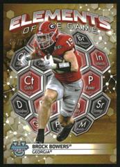 Brock Bowers [Gold] #ETG-15 Football Cards 2023 Bowman's Best University Elements of the Game Prices
