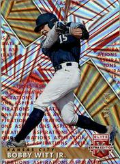 Bobby Witt Jr. [Aspirations Red] #2 Baseball Cards 2019 Panini Elite Extra Edition Prices