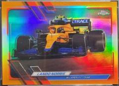 Lando Norris [Orange Red] #101 Racing Cards 2021 Topps Chrome Formula 1 Prices