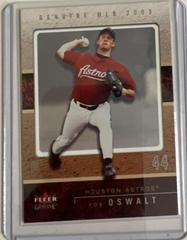 Roy Oswalt Baseball Cards 2003 Fleer Genuine Prices