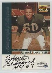 Chuck Bednarik Football Cards 1999 Sports Illustrated Autograph Collection Prices