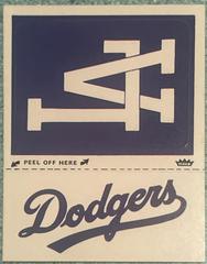 Dodgers Emblem Baseball Cards 1982 Fleer Team Logo Stickers Prices