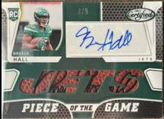 Breece Hall [Green] Football Cards 2022 Panini Certified Piece of the Game Signatures Prices