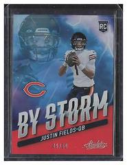 Justin Fields [Red] #BST-8 Football Cards 2021 Panini Absolute By Storm Prices