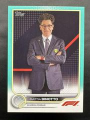 Mattia Binotto [Aqua] #103 Racing Cards 2022 Topps Formula 1 Prices