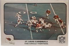 St. Louis Cardinals the Circle... Football Cards 1977 Fleer Team Action Prices