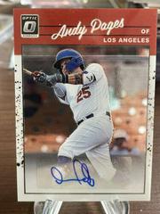 Andy Pages #1990-AP Baseball Cards 2023 Panini Donruss Optic Retro 1990 Signatures Prices
