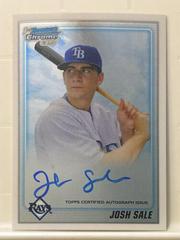 Josh Sale [Autograph Refractor] Baseball Cards 2010 Bowman Chrome Draft Picks & Prospects Prices