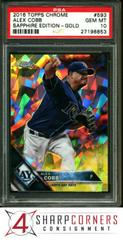 Alex Cobb [Gold] #593 Baseball Cards 2016 Topps Chrome Sapphire Prices
