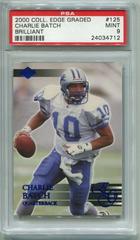 Charlie Batch [Brilliant] #125 Football Cards 2000 Collector's Edge Graded Prices