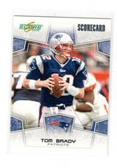 Tom Brady [Scorecard] #182 Football Cards 2008 Panini Score Prices