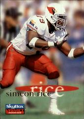 Simeon Rice Football Cards 1996 Skybox Impact Rookies Prices