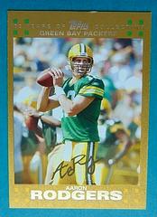 Aaron Rodgers [Gold] Football Cards 2007 Topps Prices