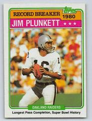 Jim Plunkett #335 Football Cards 1981 Topps Prices