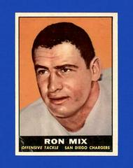 Ron Mix Football Cards 1961 Topps Prices