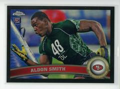 Aldon Smith [Black Refractor] #37 Football Cards 2011 Topps Chrome Prices