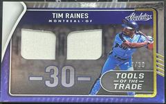Tim Raines #TTT2-TM Baseball Cards 2022 Panini Absolute Tools of the Trade 2 Swatch Prices