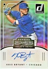 Kris Bryant #SGS-KB Baseball Cards 2016 Panini Donruss Signature Series Prices