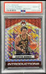 Scottie Barnes Basketball Cards 2021 Panini Mosaic Introductions Prices