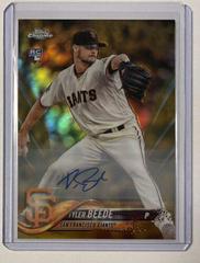 Tyler Beede [Gold Refractor] Baseball Cards 2018 Topps Chrome Update Autographs Prices