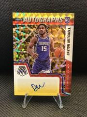 Davion Mitchell [Choice Red Yellow] #RAM-DVM Basketball Cards 2021 Panini Mosaic Rookie Autographs Prices