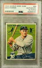 Dick Porter #88 Baseball Cards 1934 World Wide Gum Prices