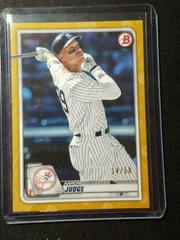 Aaron Judge [Gold] #2 Baseball Cards 2020 Bowman Prices