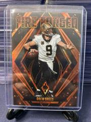 Drew Brees [Orange] #FF-3 Football Cards 2022 Panini Phoenix Fire Forged Prices